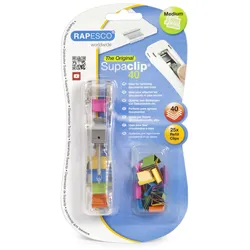 RAPESCO® Supaclip-Spender pink, gelb, blau, grün, orange