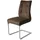 byLIVING Freischwinger Marlen Stoff braun 2er Set
