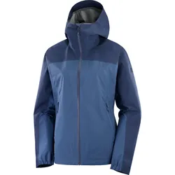 Diese recycelte GORE-TEX Jacke bietet kompletten Wetterschutz., blau, XL