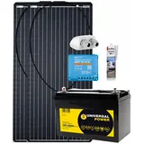 a-TroniX Solaranlage Wohnmobil 200W mit 120Ah Batterie und Victron MPPT Laderegl...