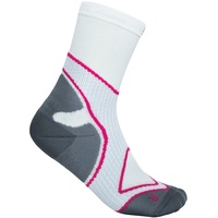 Bauerfeind Run Performance Mid-Cut Socken Damen weiß/pink EU 41-43 2022 Laufsocken