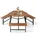 Costway Picknicktisch Set 4-tlg. Braun/Schwarz