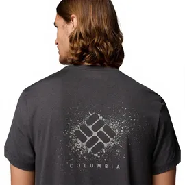 Columbia Parsons PointTM Back Graphic Kurzarm-t-shirt - Black Heather / Splatter Gem - XL