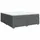 vidaXL Boxspringbett 180 x 200 cm Dunkelgrau