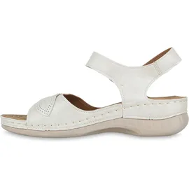 VAN HILL Komfort Sandalen Damen Weiß 39