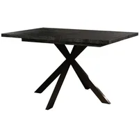 Vladon Esstisch, Schwarz, 180x75x90 cm, Esszimmer, Tische, Esstische
