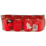 Papstar Grablichte "Stundenbrenner" Ø 5 cm, 6,5 cm rote Hülle, 96 Stück