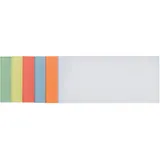 Franken Moderationskarten Rechteck, 205 x 95 mm, sortiert 250 Stück, farblich sortiert, UMZH 1020 99