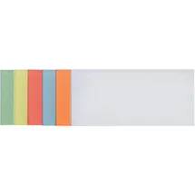 Franken Moderationskarten Rechteck, 205 x 95 mm, sortiert 250 Stück, farblich sortiert, UMZH 1020 99