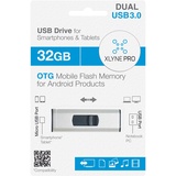 Xlyne OTG 32GB USB 3.0 silber