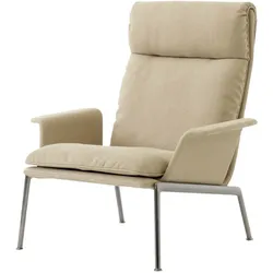 &Tradition Muno LN17 High Back Lounge Chair, chrom / clay 0007