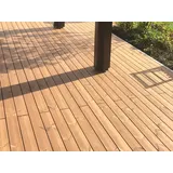 Thermokiefer Terrassendielen, 42x140 mm, glatt/glatt