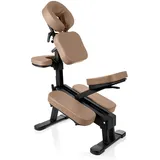 Sport-Tec Mobiler Massagestuhl Relax inkl. Transporttasche, Cappuchino