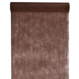 SANTEX Tischläufer Dekostoff Vlies 30 cm x 10 m braun