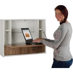 Notebookschrank zur Wandmontage für 1 Notebook