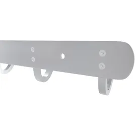 Intirilife Garderobenleiste Modell D 38,1 x 4,7 x 4,7 cm Silber