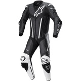 Alpinestars Fusion 1PC black white Gr. 58 Lederkombi Einteiler Racing Sport