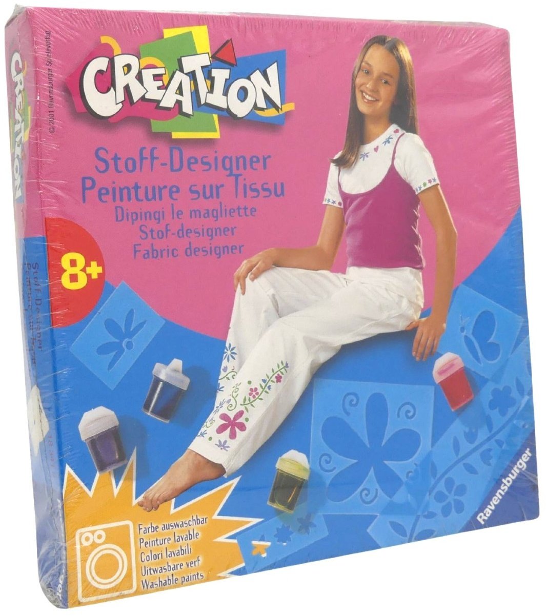 Ravensburger Creation Stoff-Designer Muster Kreativität für helle Kleidung T-...