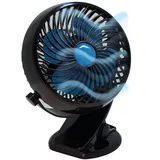 Starlyf Fast Fan 18 cm Tischventilator Schwarz