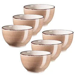 Mäser Müslischalen-Set, Steingut Lumaca