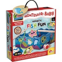 Lisciani Montessori Wood Magnetic Fish Fun,
