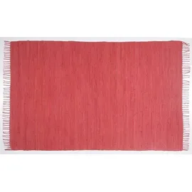 TEPGO Handwebteppich Dream Cotton Rot 120 cm x 180 cm