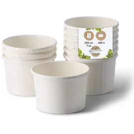 BIOZOYG Suppenbecher to go 200 ml 25 St. Weiß