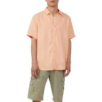 s.Oliver Leichtes Kurzarmhemd Orange 3XL