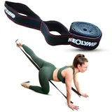 NEOLYMP Fitnessbänder Set mit Multianker, waschbar, Größe 300 x 5,8 cm in Schwarz-rot Schwarz-rot