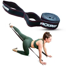 NEOLYMP Fitnessbänder Set mit Multianker, waschbar, Größe 300 x 5,8 cm in Schwarz-rot Schwarz-rot