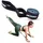 NEOLYMP Fitnessbänder Set mit Multianker, waschbar, Größe 300 x 5,8 cm in Schwarz-rot Schwarz-rot