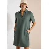Cecil Blusenkleid Kleid unifarben Khaki 46
