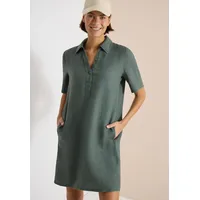 Cecil Blusenkleid Kleid unifarben Khaki 46