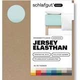 schlafgut Easy Jersey Elasthan Boxspring 140 x 200 - 160 x 220 cm petrol light