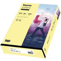 Inapa tecno Farbige Papiere »Rainbow / tecno Colors« gelb