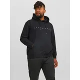 Jack & Jones PlusSize JJESTAR JJ Sweat Hoodie Schwarz 5XL