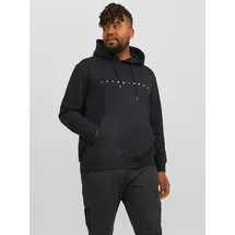 Jack & Jones PlusSize JJESTAR JJ Sweat Hoodie Schwarz 5XL
