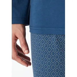 SCHIESSER Pyjama Casual Essentials Blau S (48)
