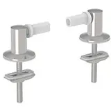 Geberit Scharniere 598018000 Befestigung von oben, verchromt, für WC-Sitz