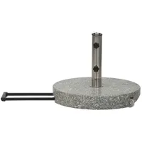 Siena Garden Schirmständer Granit 50 x 8 cm Grau