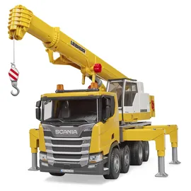 Bruder Scania Super 560R Liebherr Kran-LKW mit Light - Sound Modul