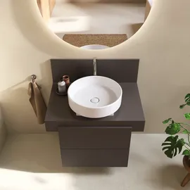Duravit Balcoon 80x55x37cm, 1 AS Beck. mitt, braun ma