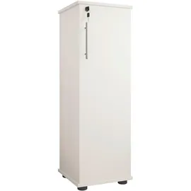 VCM Engalo CD-Regal 31 x 31 x 93 cm Weiß