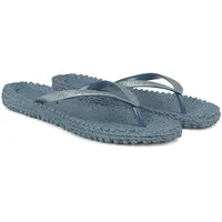 Ilse Jacobsen HORNBÆK | Cheerful01 | Damen Flip Flops mit Glitter | Dänische Design | Sommer Strand Zehentrenner | Lichen Blue | 42 EU - 42 EU