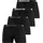 BENCH Boxershorts unifarben schwarz M 4er Pack
