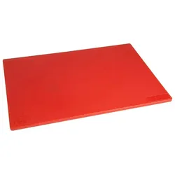 Hygiplas rotes Standard-Schneidebrett mit niedriger Dichte