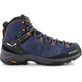 Salewa Alp Trainer 2 Mid GTX Herren dark denim/fluo orange 42,5