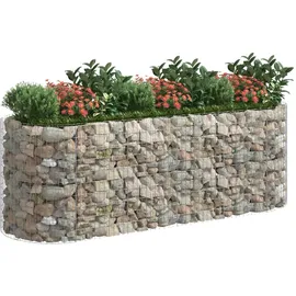 furnicato Gabionen-Hochbeet 300 x 100 x 100 cm