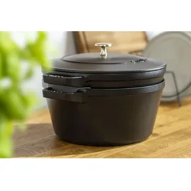 Staub Cocotte Kochtopfset 2-tlg. schwarz