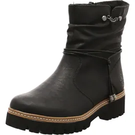 Rieker Damen Ankle Boots Z5770, Frauen Stiefeletten,flach,Stiefel,Bootee,Booties,halbstiefel,Kurzstiefel,uebergangsschuhe,schwarz (00),36 EU / 3.5 UK